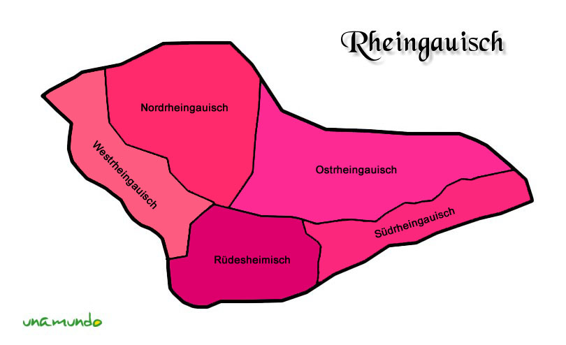 Mundartkarte Rheingauisch